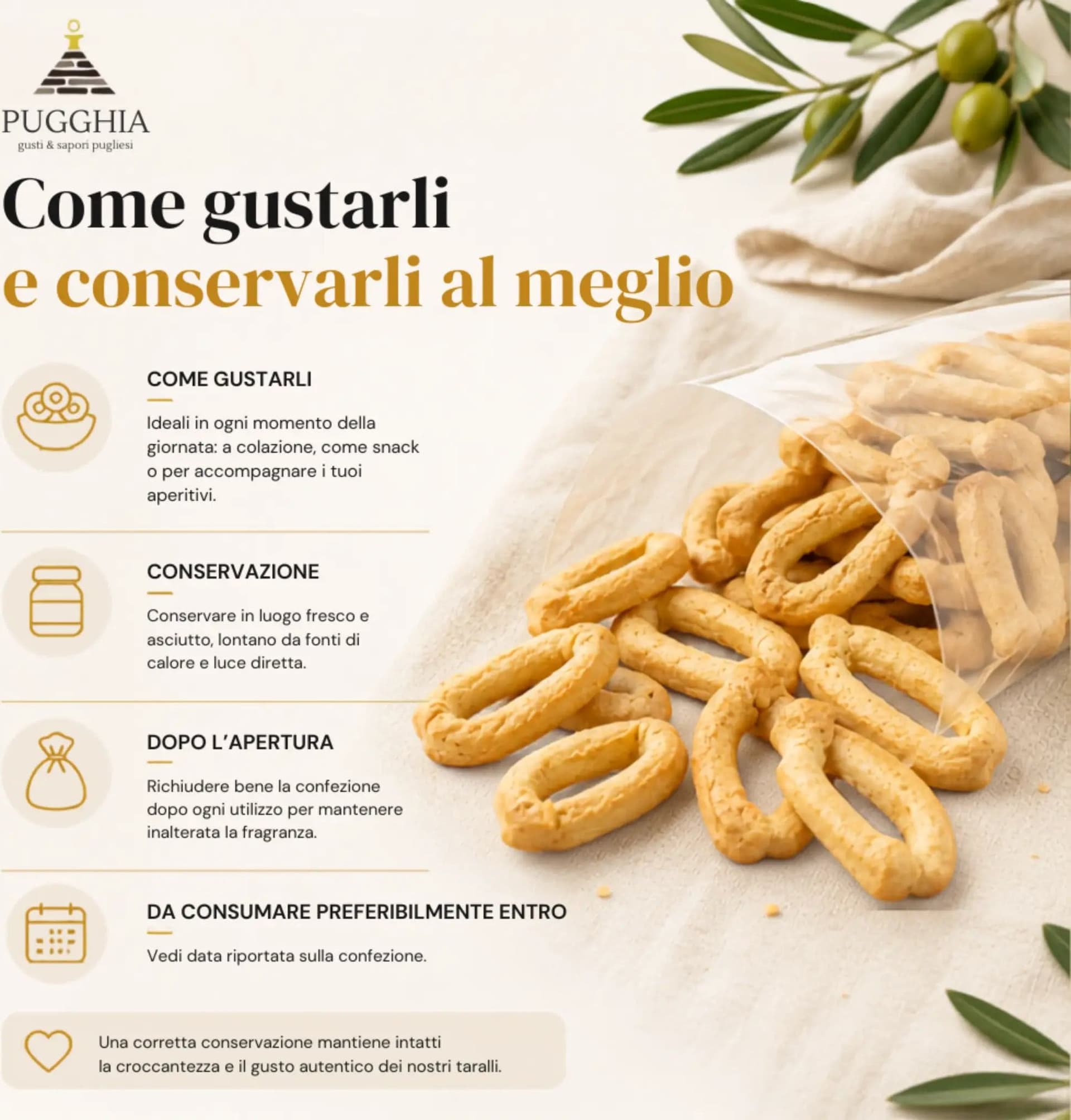 Taralli Caserecci Pugliesi da 400 g. - 4