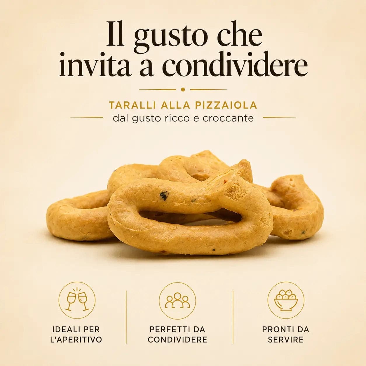 Taralli alla Pizzaiola Pugliesi da 400g. - 4