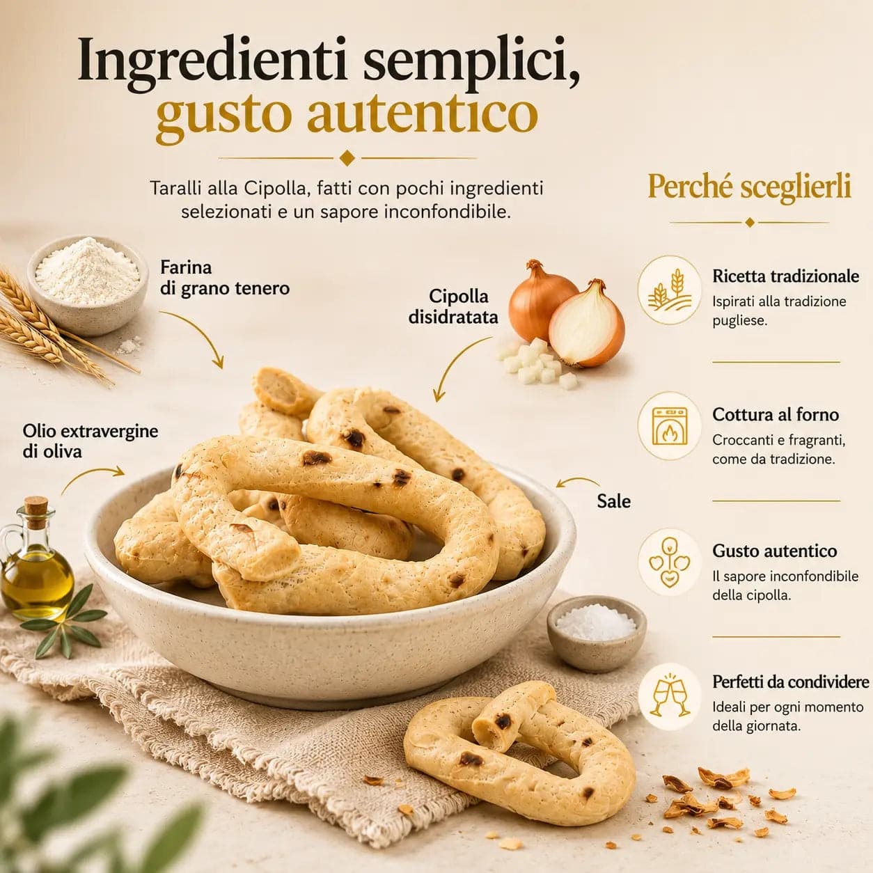 Taralli alla Cipolla Pugliesi da 400 g. - 4