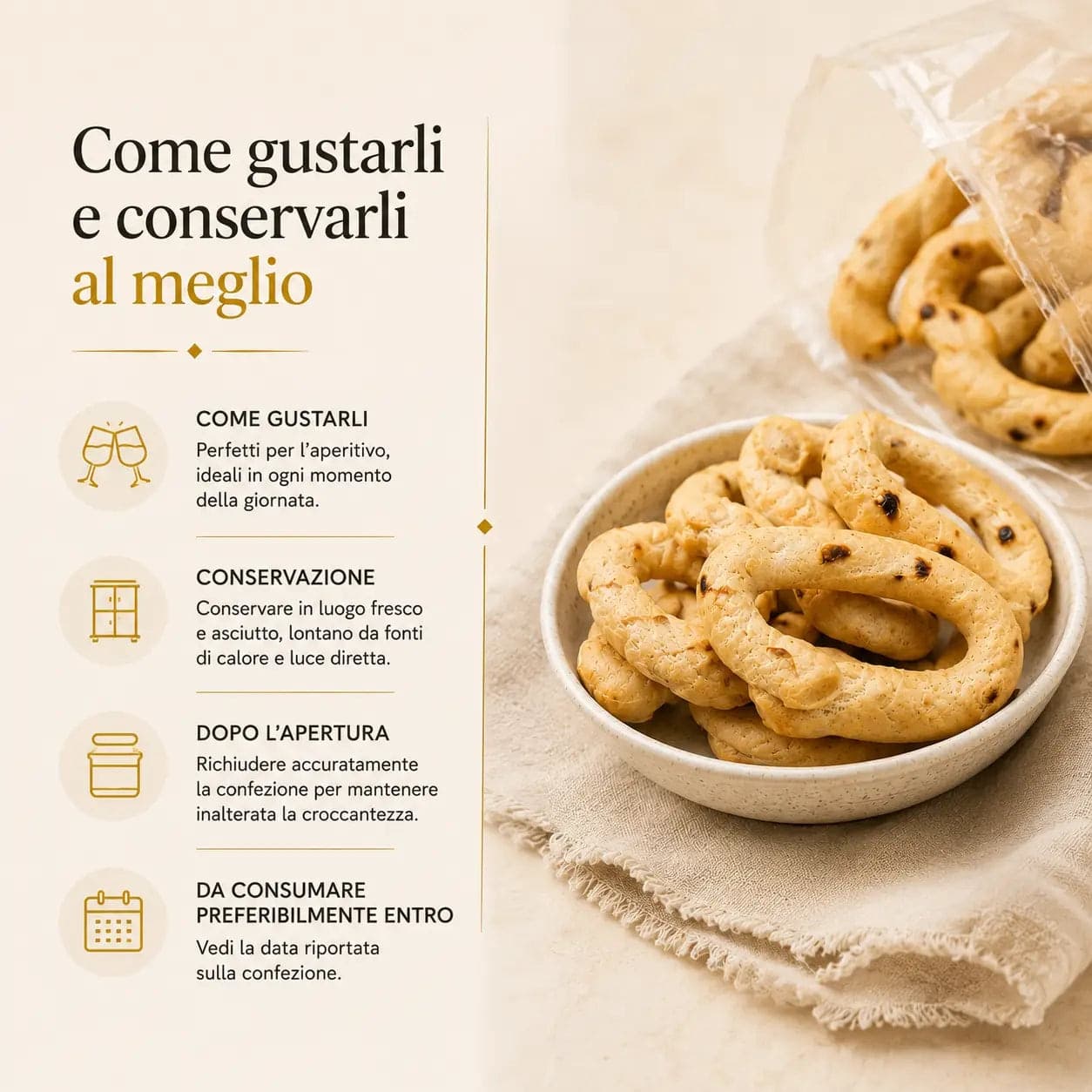 Taralli alla Cipolla Pugliesi da 400 g. - 5