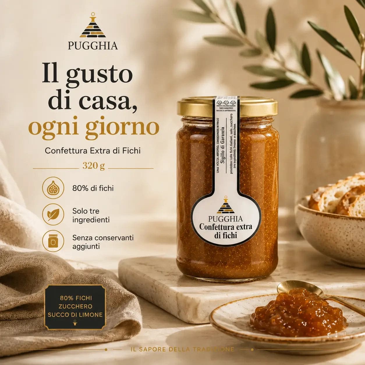 Confettura extra di Fichi da 320 gr. - 3