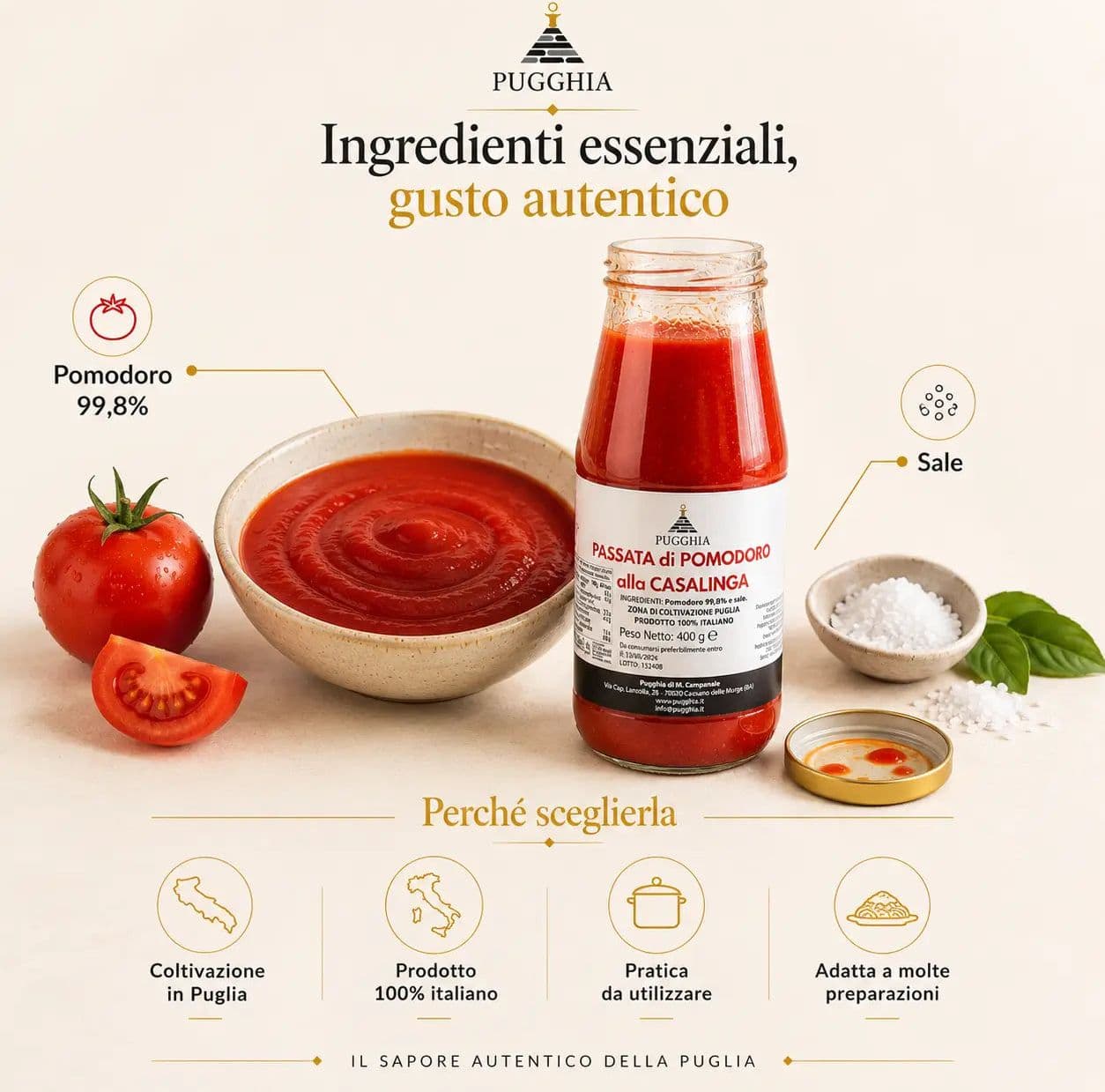 Passata di pomodoro 400 g - 4
