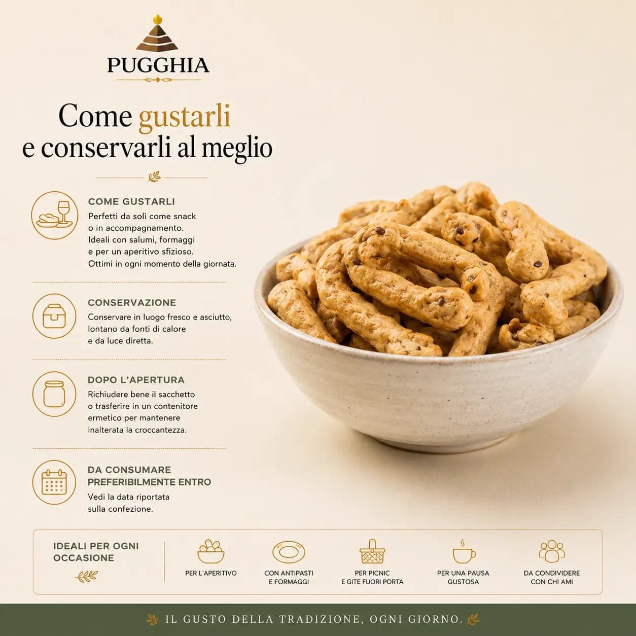 Taralli ai 10 Cereali Pugliesi da 400 g. - 5