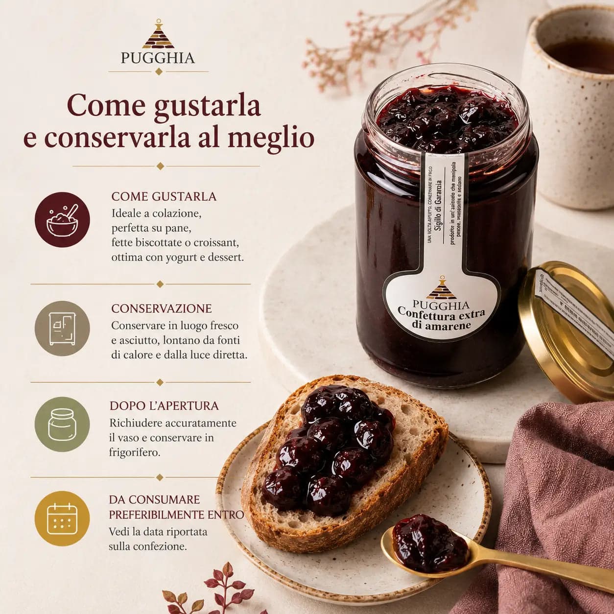 Confettura extra di Amarene 320 gr. - 4