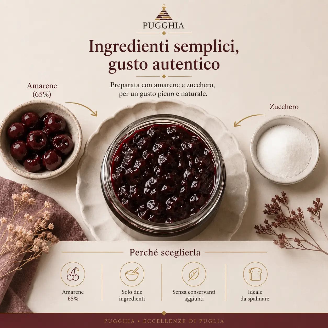Confettura extra di Amarene 320 gr. - 5