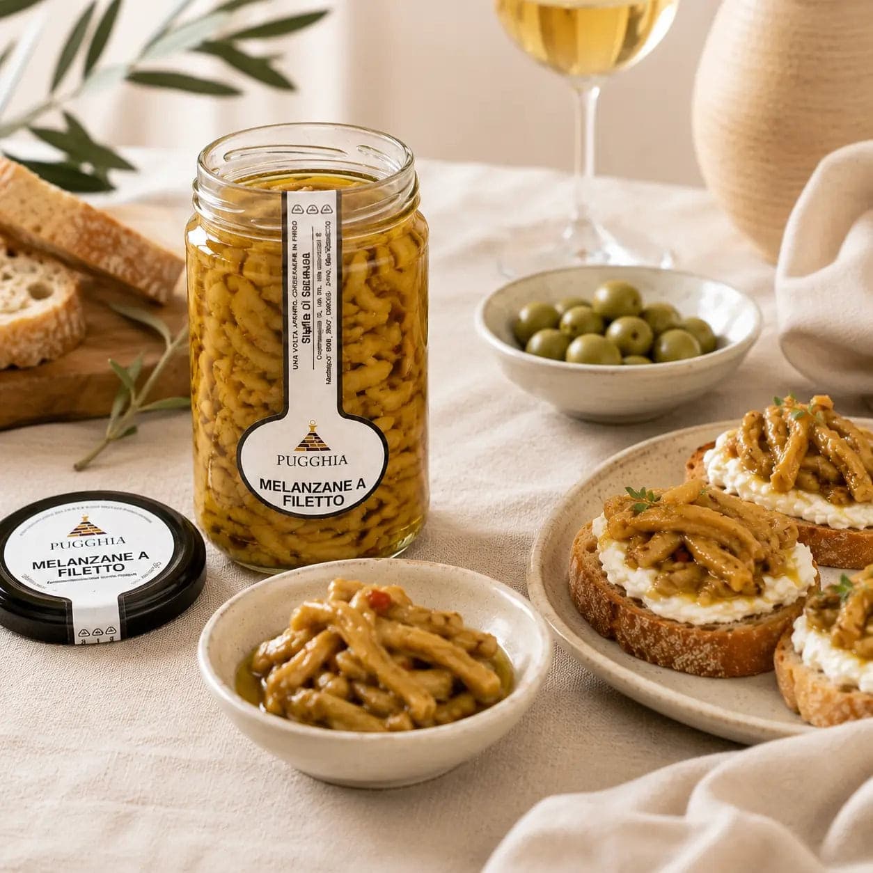 Melanzane sott'olio pugliesi 314 g. - 2