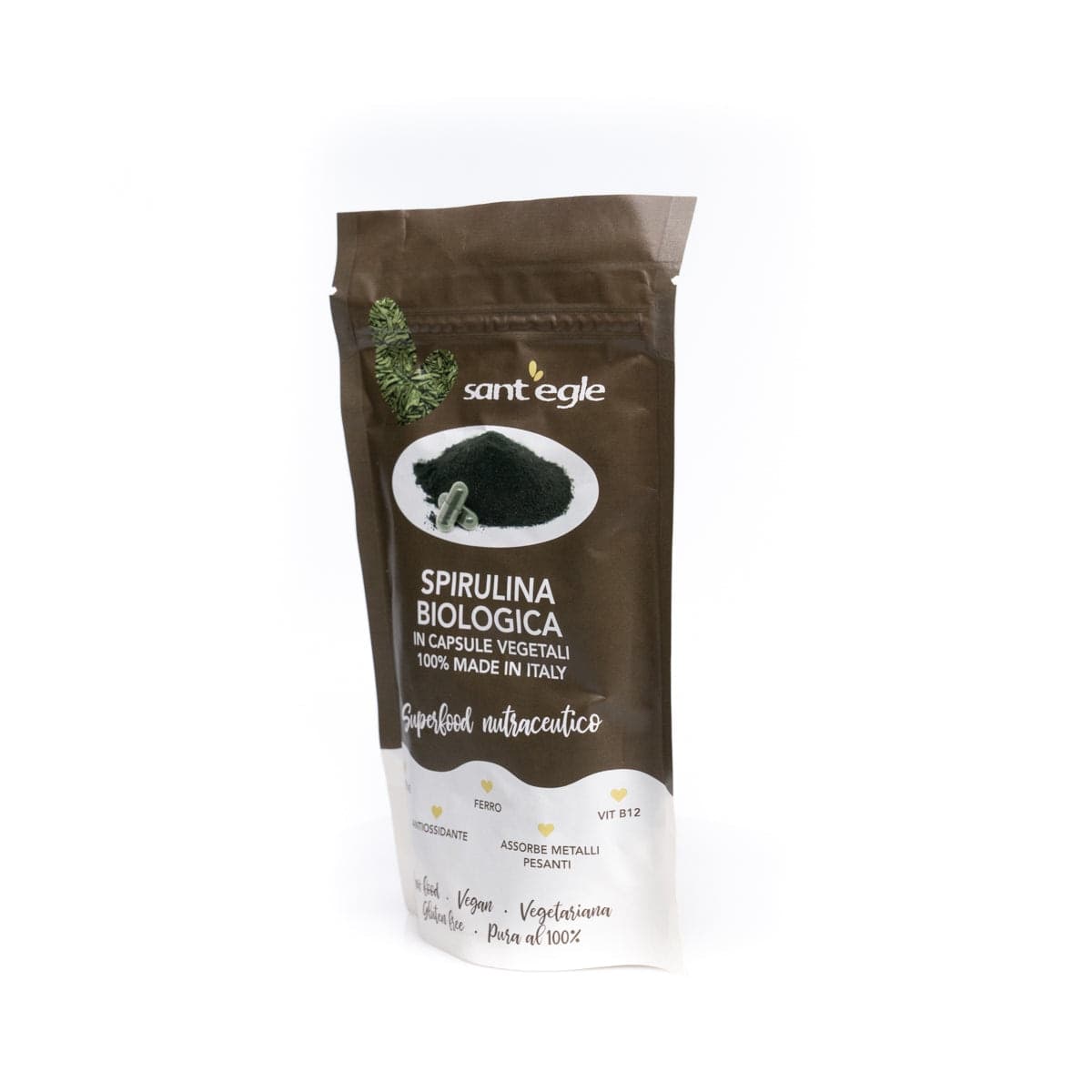 Spirulina biologica, 200 capsule da 500 mg in Spirulina Sant’Egle Shop Biologico - Sorano, commercioVirtuoso.it