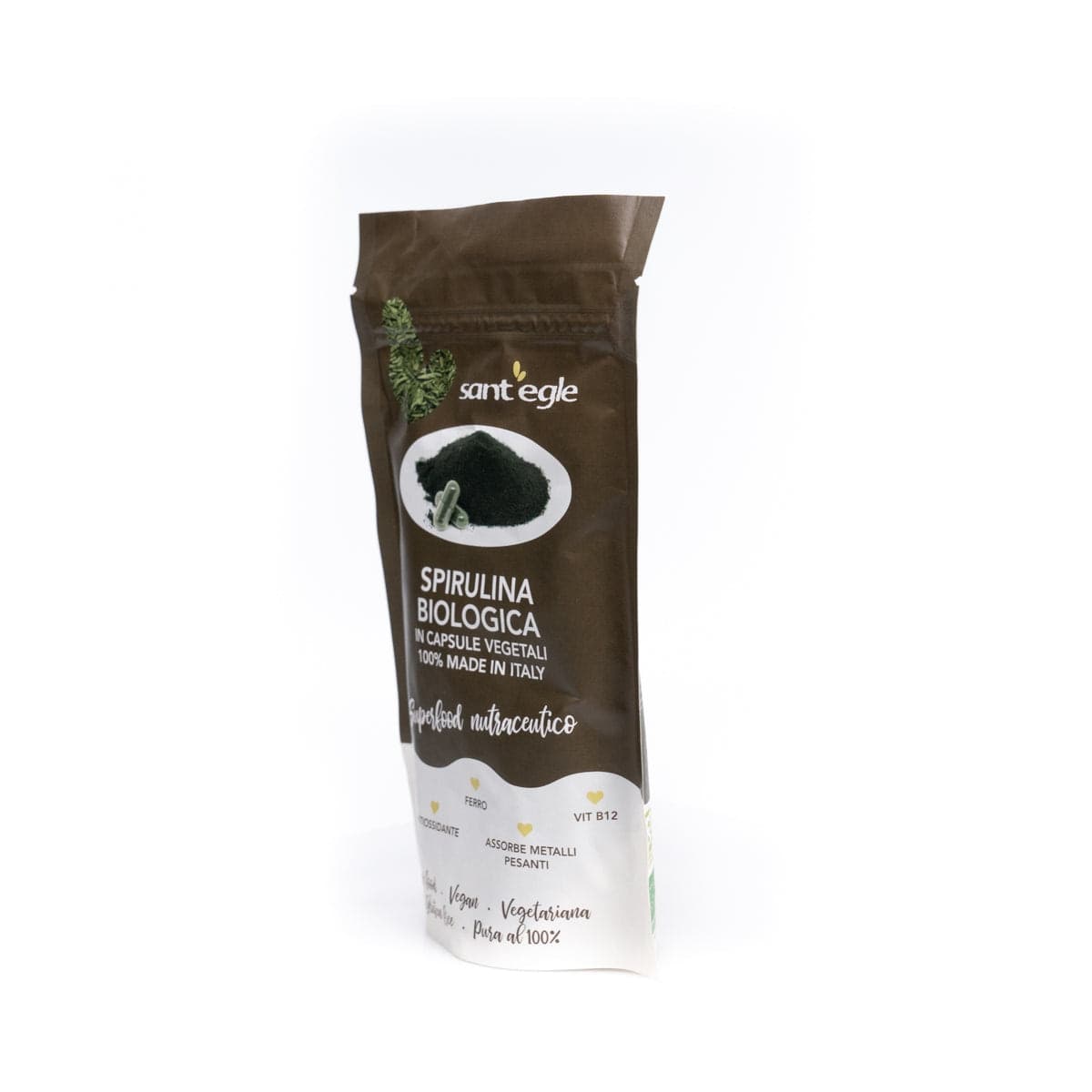 Spirulina biologica, 200 capsule da 500 mg in Spirulina Sant’Egle Shop Biologico - Sorano, commercioVirtuoso.it