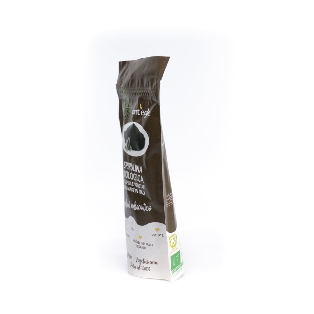 Spirulina biologica, 200 capsule da 500 mg in Spirulina Sant’Egle Shop Biologico - Sorano, commercioVirtuoso.it