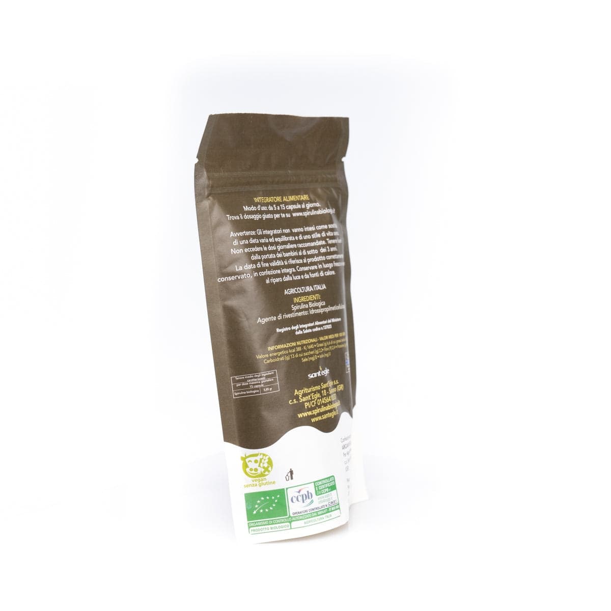 Spirulina biologica, 200 capsule da 500 mg - 23