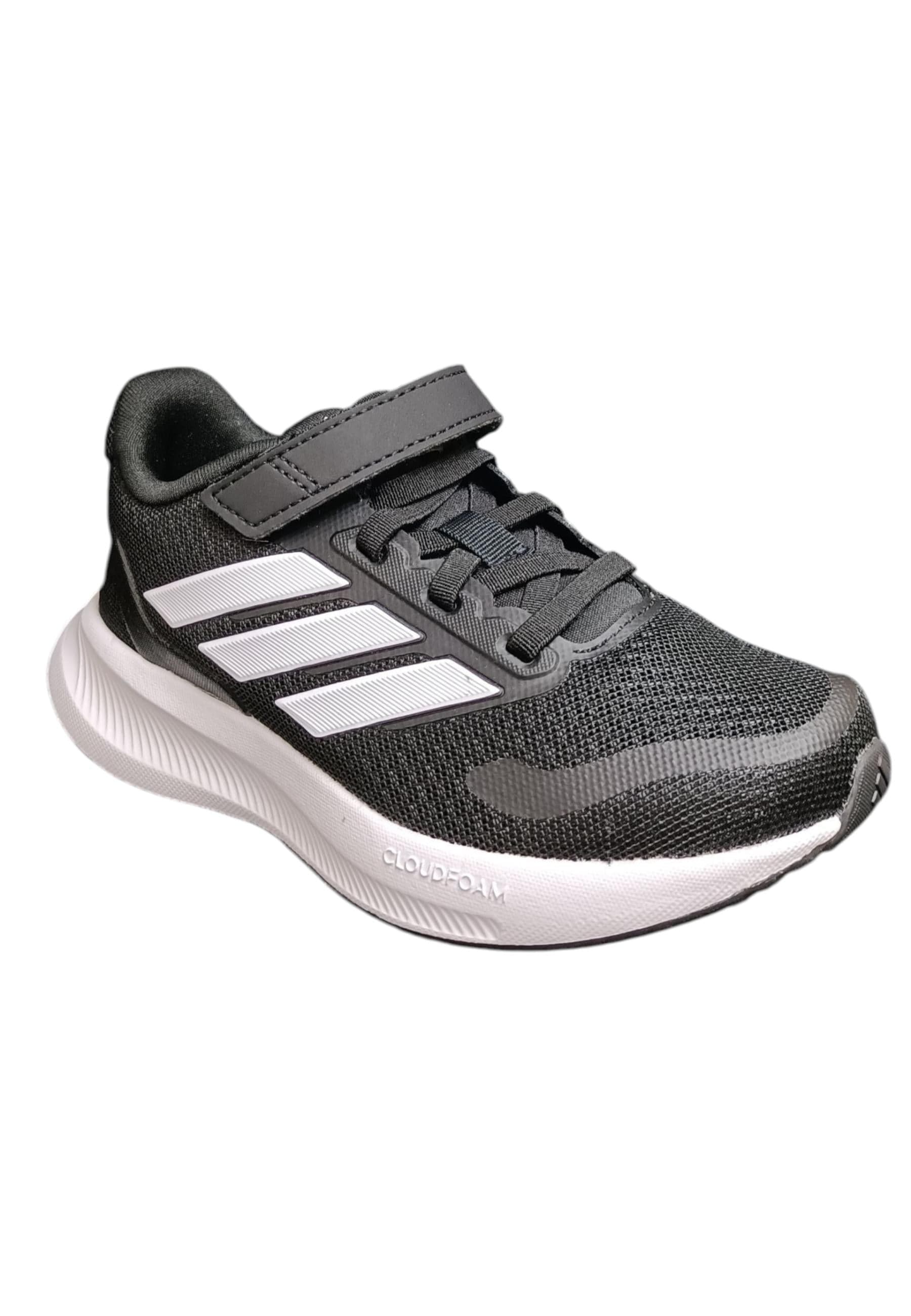 Scarpe sneakers Bambini e ragazzi adidas RUNFALCON  nero-bianco laccio elastico e velcro in Ballerine Scarpetteria Gica - Trani, commercioVirtuoso.it