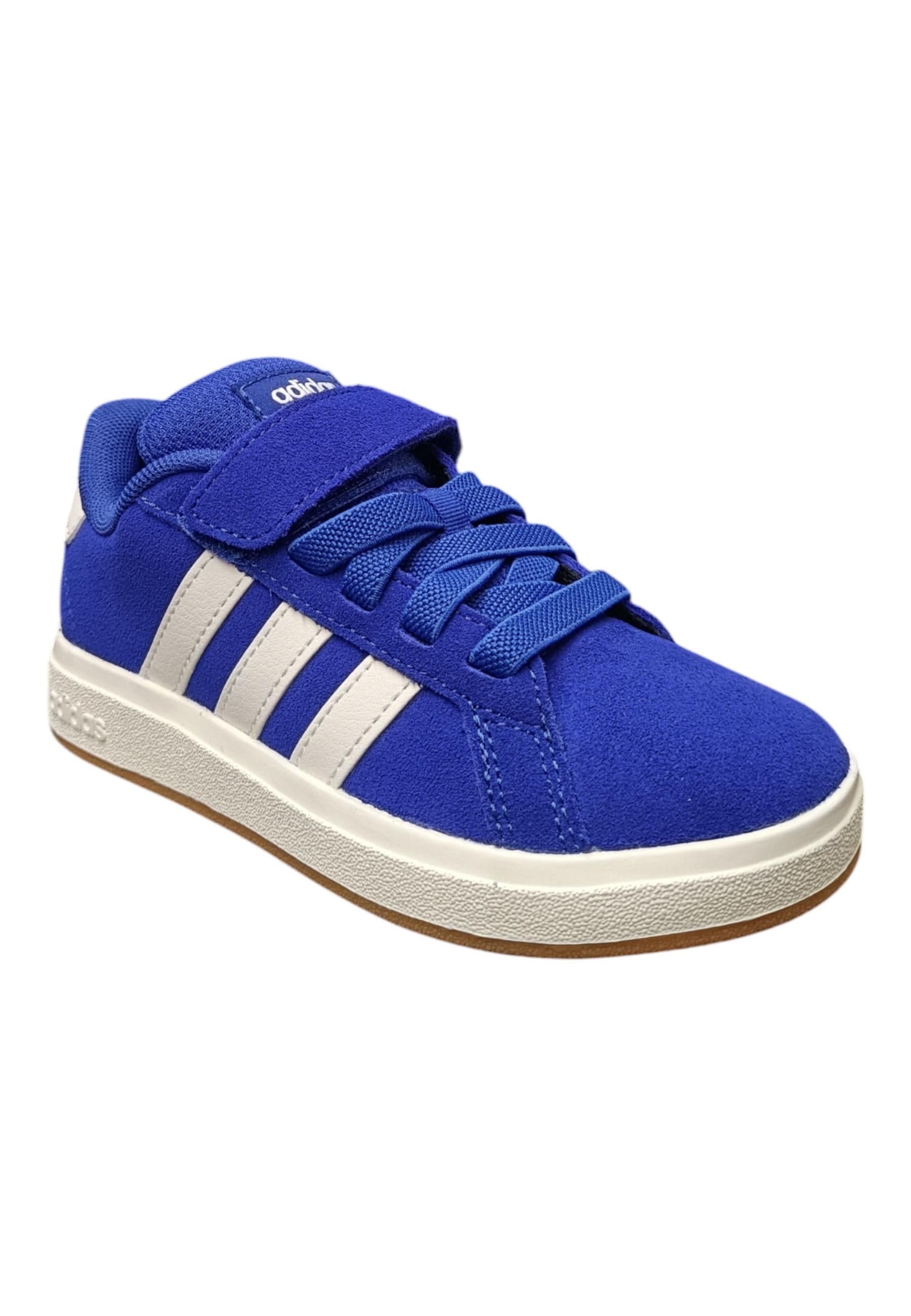 Scarpe sneakers Bambini e ragazzi adidas GRAND COURT  azzurro-bianco laccio elastico e velcro in Ballerine Scarpetteria Gica - Trani, commercioVirtuoso.it