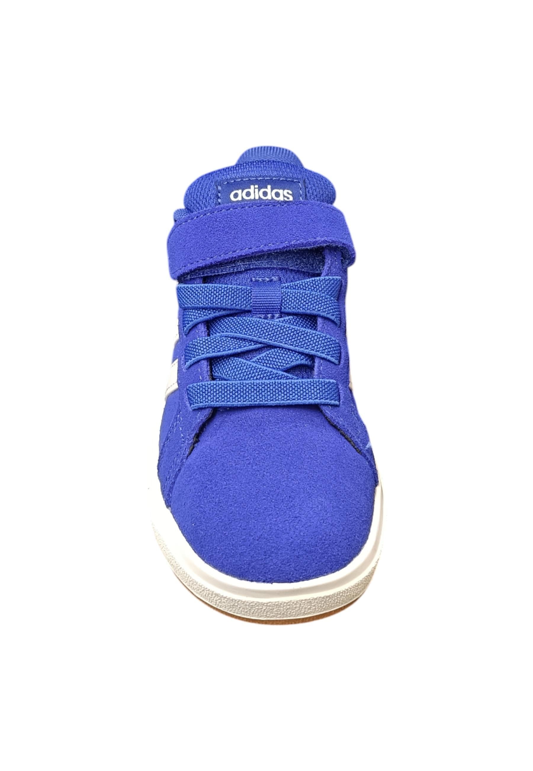 Scarpe sneakers Bambini e ragazzi adidas GRAND COURT  azzurro-bianco laccio elastico e velcro in Ballerine Scarpetteria Gica - Trani, commercioVirtuoso.it