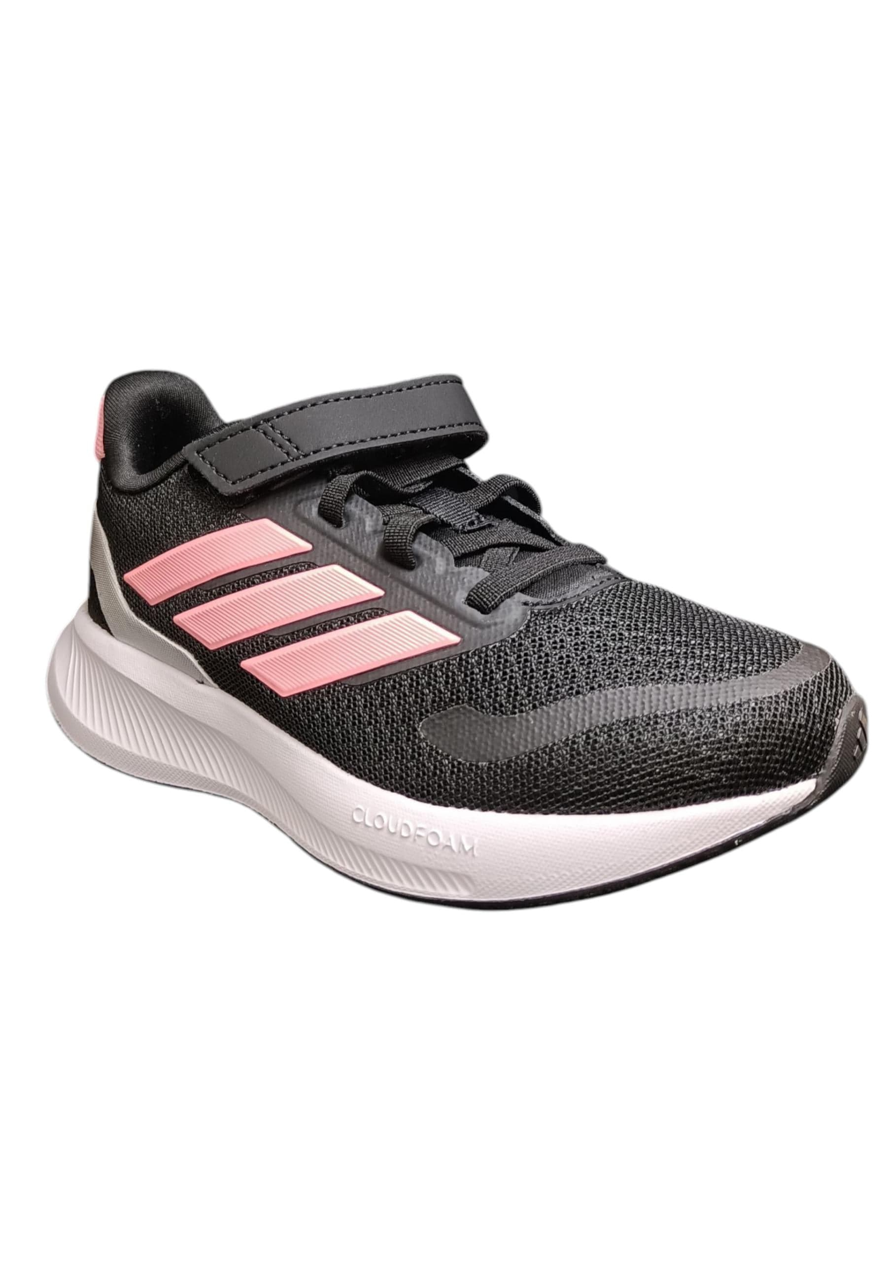Scarpe sneakers Bambine e ragazze adidas RUNFALCON  nero-bianco laccio elastico e velcro in Ballerine Scarpetteria Gica - Trani, commercioVirtuoso.it