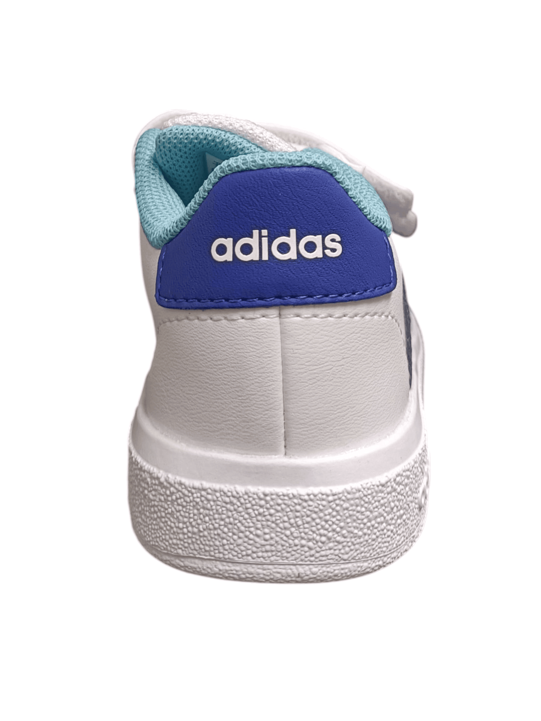 sarpe sneakers Bambini e ragazzi adidas GRAD COURT  bianco-blue velcro in Sneaker casual Scarpetteria Gica - Trani, commercioVirtuoso.it
