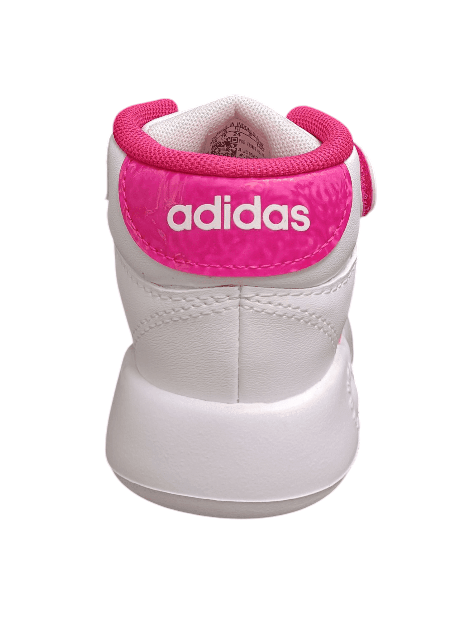 Scarpe sneakers Bambine adidas GRAND COURT  bianco-fuxja laccio elastico e velcro in Ballerine Scarpetteria Gica - Trani, commercioVirtuoso.it
