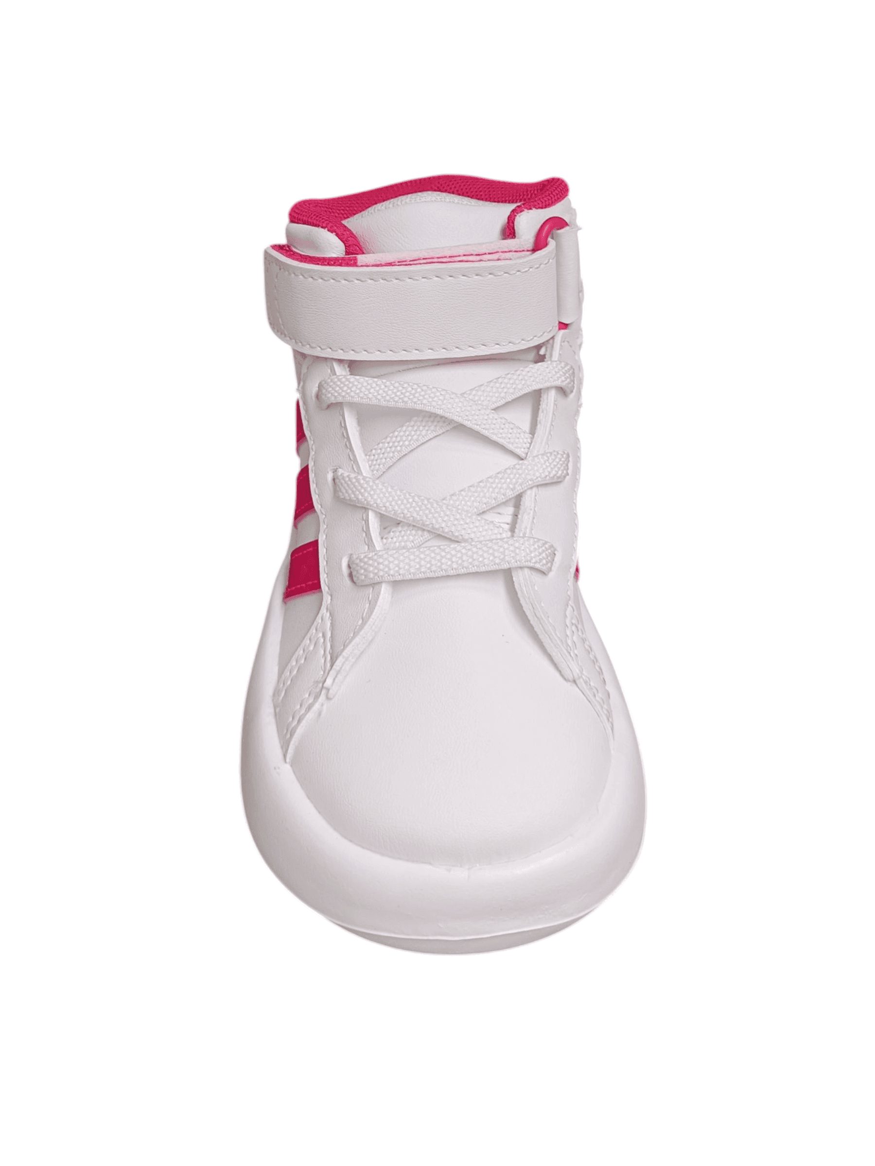 Scarpe sneakers Bambine adidas GRAND COURT  bianco-fuxja laccio elastico e velcro in Ballerine Scarpetteria Gica - Trani, commercioVirtuoso.it