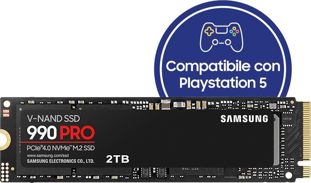 Samsung Ssd 990 Pro 2Tb Nvme M.2 Pcie Express 4.0  MZ-V9P2T0BW - 2