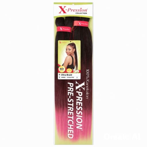 X-PRESSION NIGERIA EXTENSION PER CAPELLI - ALLUNGAMENTO ARTIFICIALE (2PZ) IN ONE PER TRECCINE COLOUR # OM/CHERRY BLOSSOM in Extension Agbon - Martinsicuro, commercioVirtuoso.it