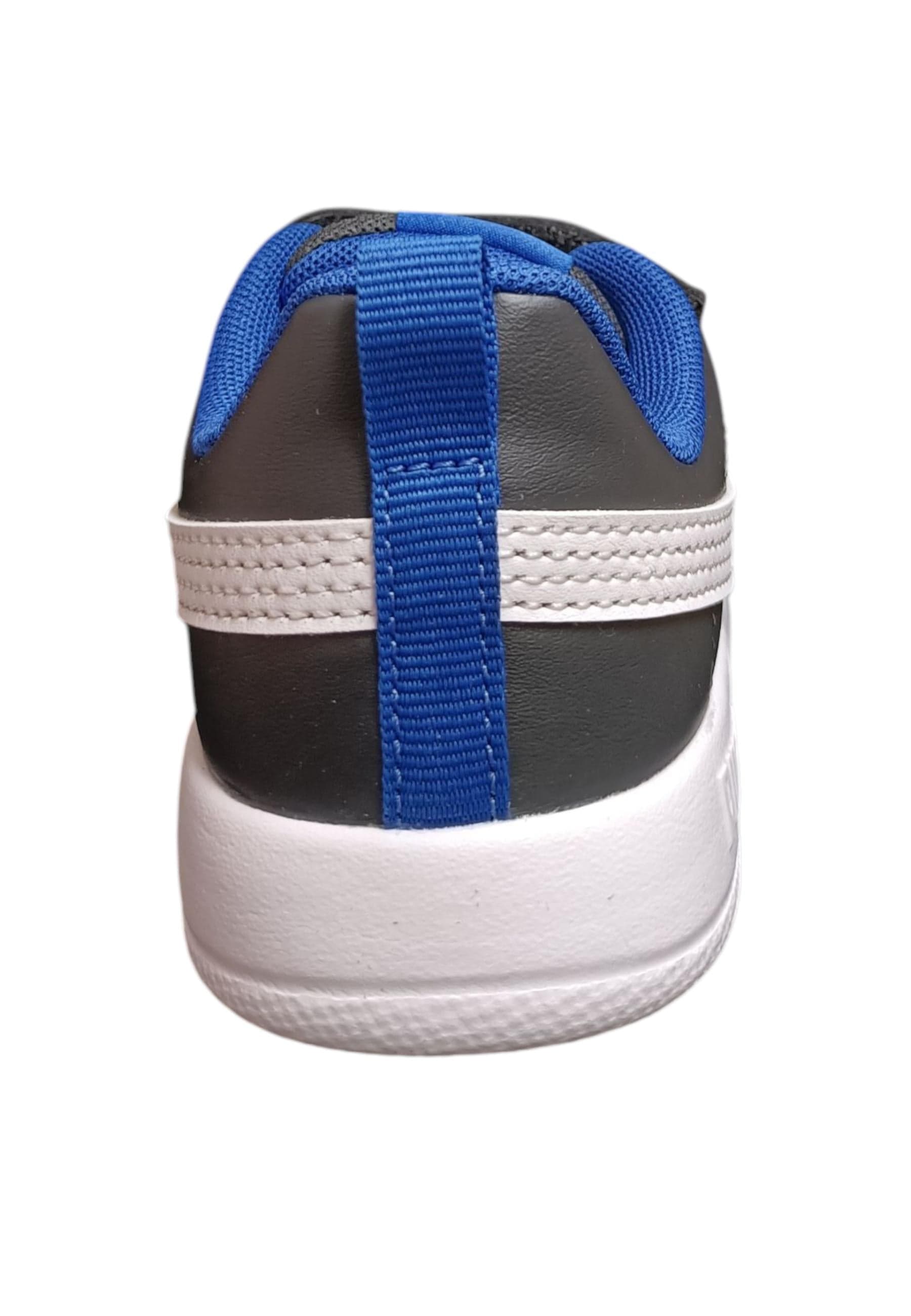 Scarpe sneakers Bambini e ragazzi PUMA COURTFLEX  nero-bianco-blue laccio elastico e velcro in Ballerine Scarpetteria Gica - Trani, commercioVirtuoso.it