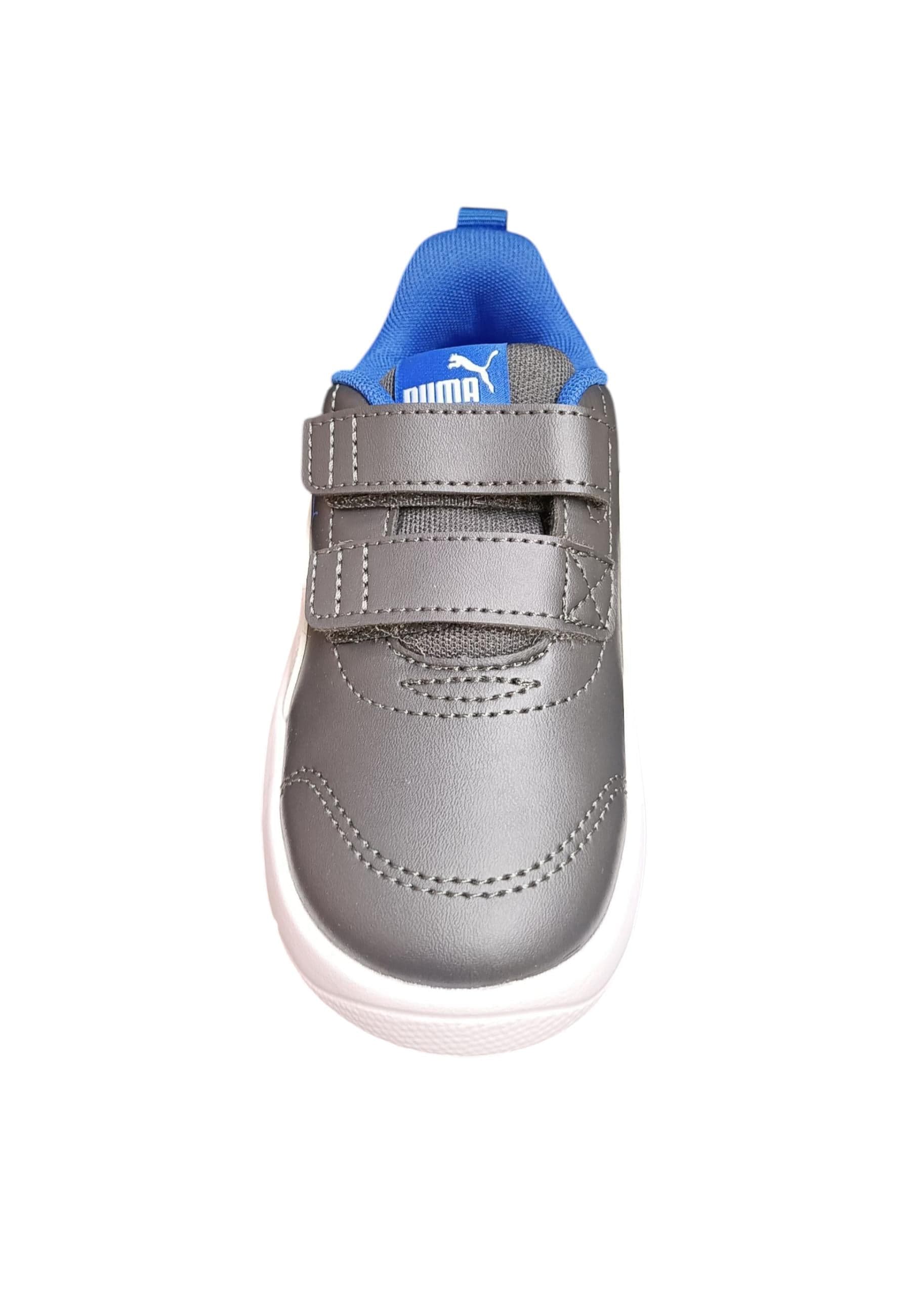 Scarpe sneakers Bambini e ragazzi PUMA COURTFLEX  nero-bianco-blue laccio elastico e velcro in Ballerine Scarpetteria Gica - Trani, commercioVirtuoso.it