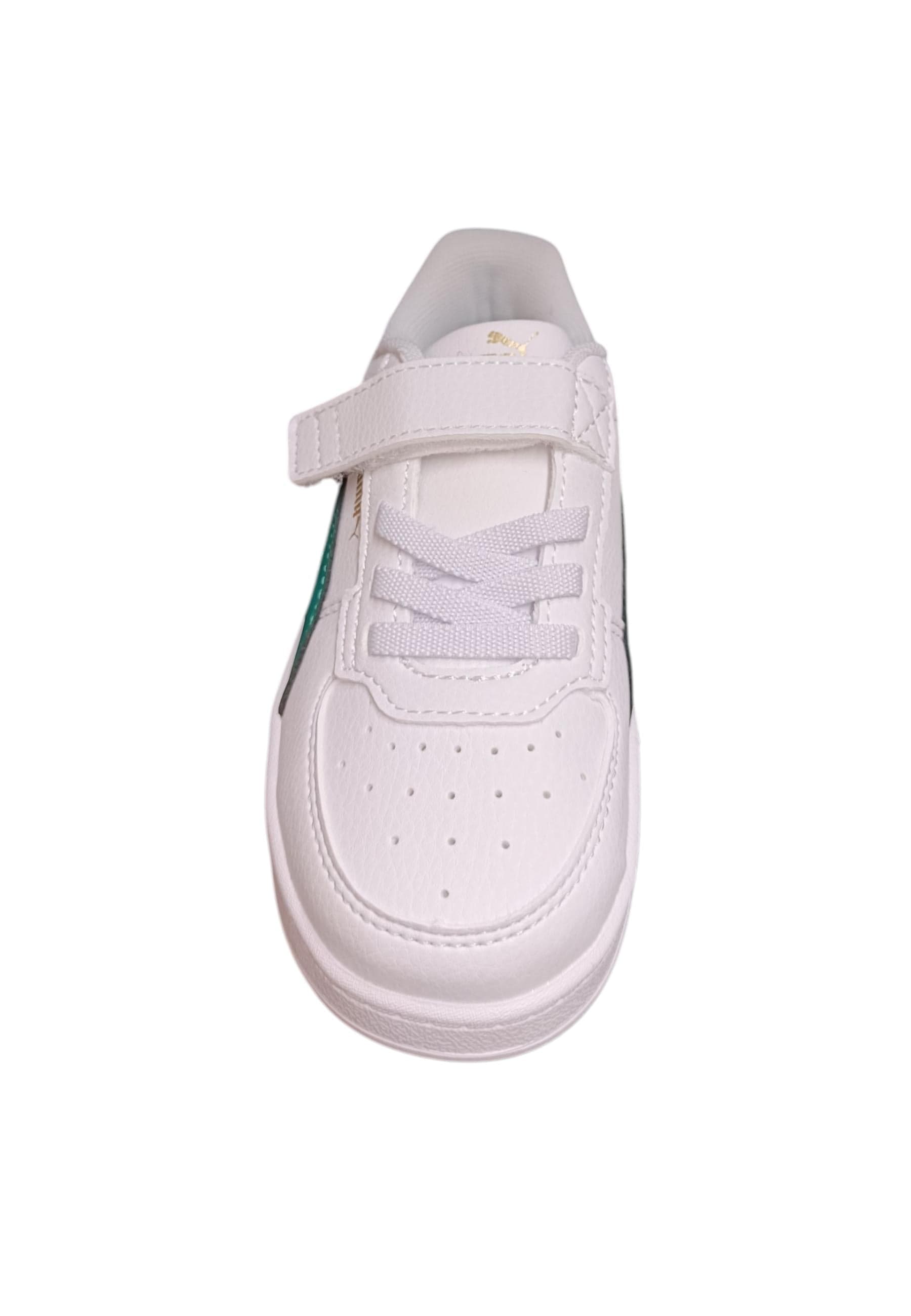 sarpe sneakers Bambini e ragazzi PUMA CAVEN  bianco-verdone laccio elastico e velcro in Sneaker casual Scarpetteria Gica - Trani, commercioVirtuoso.it