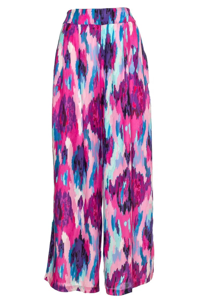 AYFEE | Pantalone ampio elasticizzato con tasche viscosa - 10