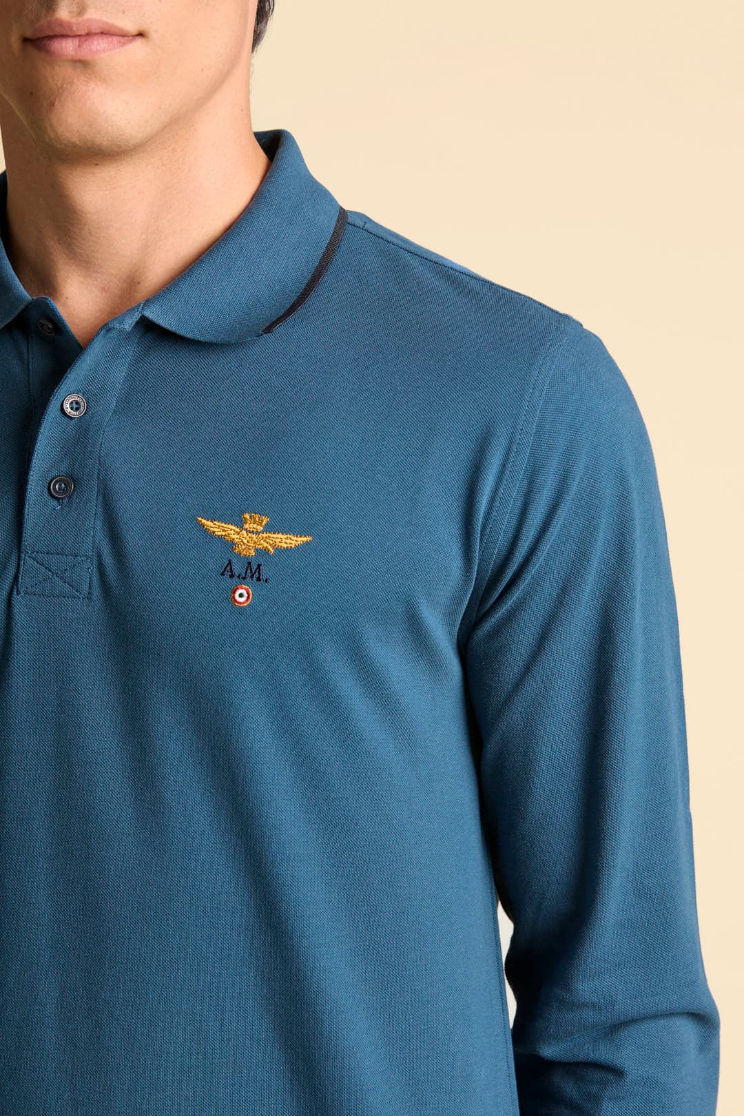Aeronautica Militare Polo manica lunga in Polo Broadway Red - Barletta, commercioVirtuoso.it