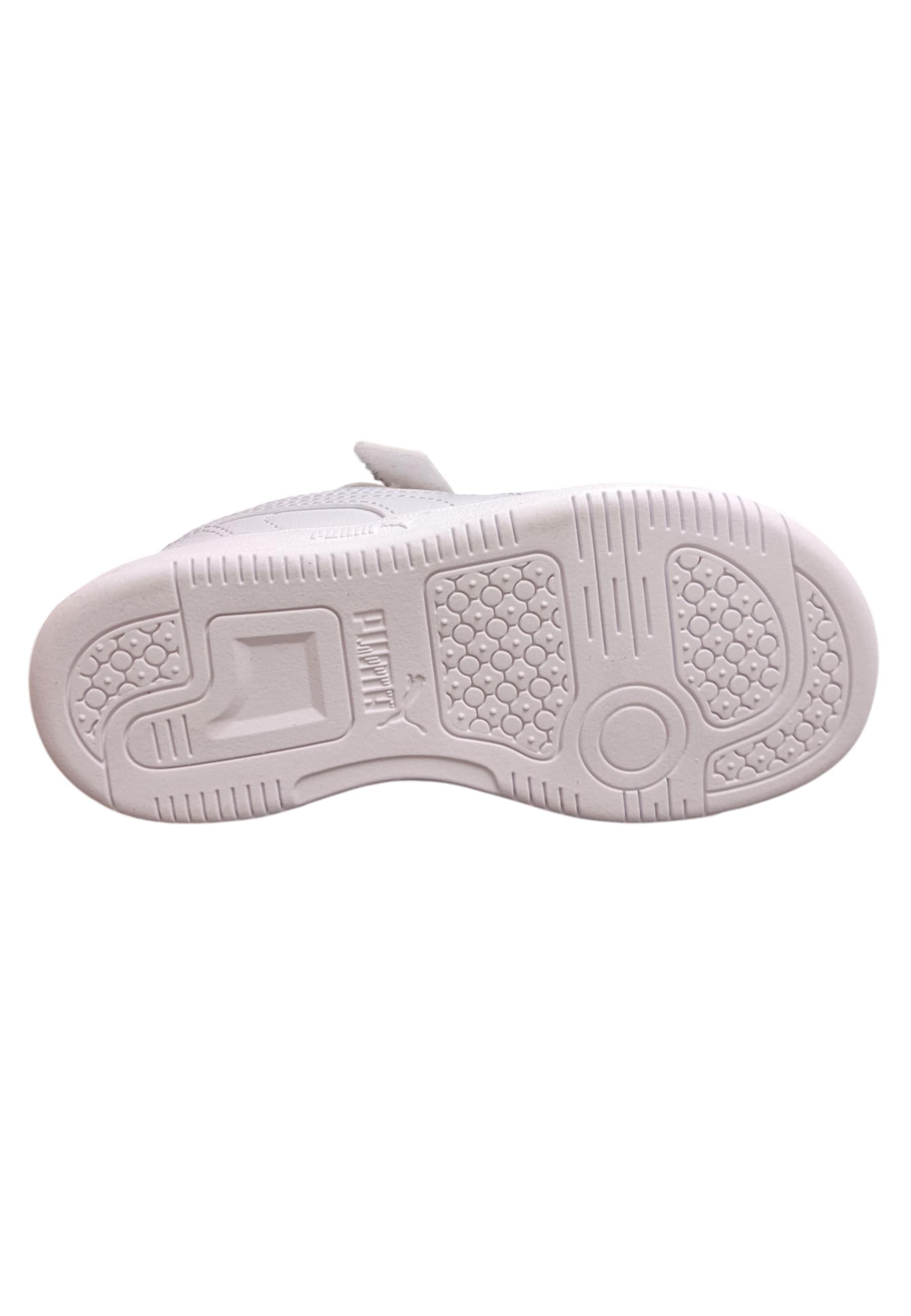 Scarpe sneakers Bambini e ragazzi PUMA REBOUND  bianco laccio elastico e velcro in Ballerine Scarpetteria Gica - Trani, commercioVirtuoso.it