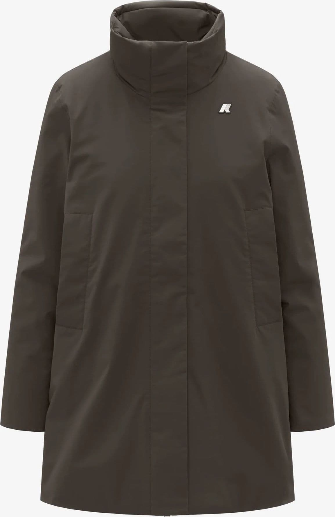 K-WAY Marla Capospalla donna calda di media lunghezza con cappuccio da donna, colore oliva nero. K7125LW XRG in Poncho e mantelle fatti a maglia Broadway Red - Barletta, commercioVirtuoso.it