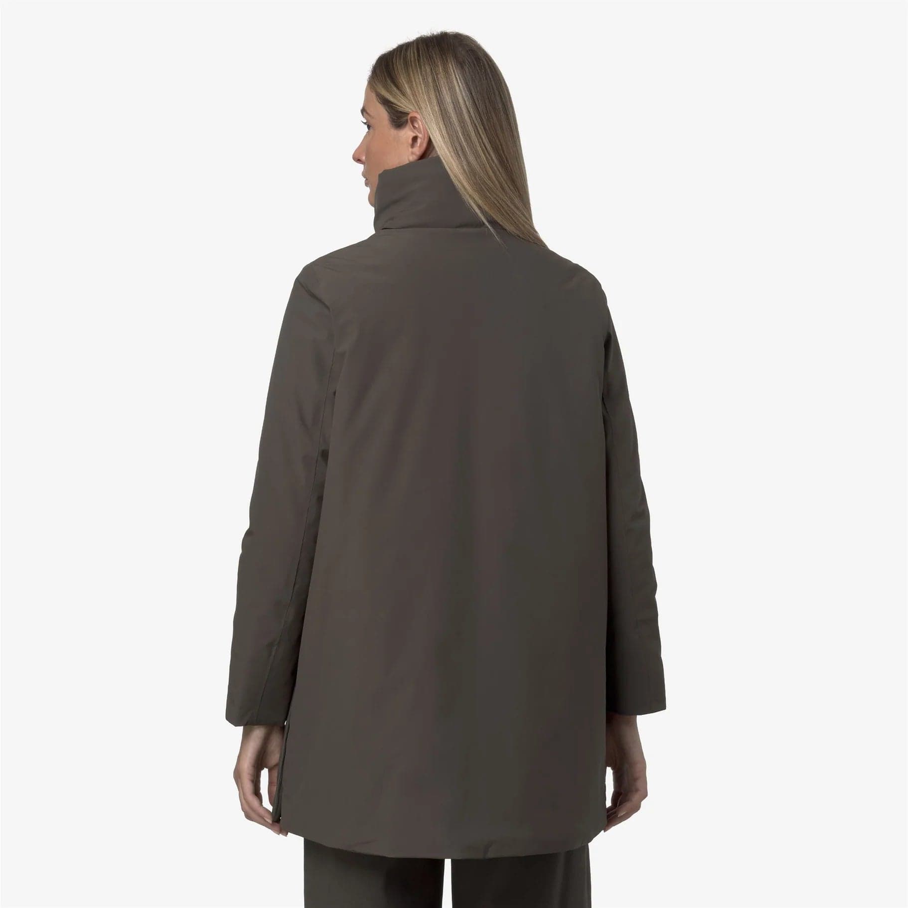 K-WAY Marla Capospalla donna calda di media lunghezza con cappuccio da donna, colore oliva nero. K7125LW XRG in Poncho e mantelle fatti a maglia Broadway Red - Barletta, commercioVirtuoso.it