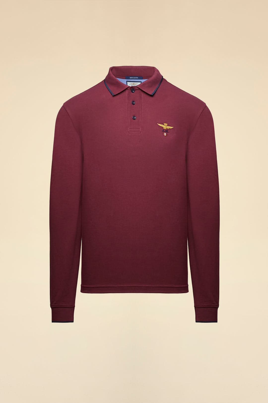 Aeronautica Militare Polo manica lunga in Polo Broadway Red - Barletta, commercioVirtuoso.it