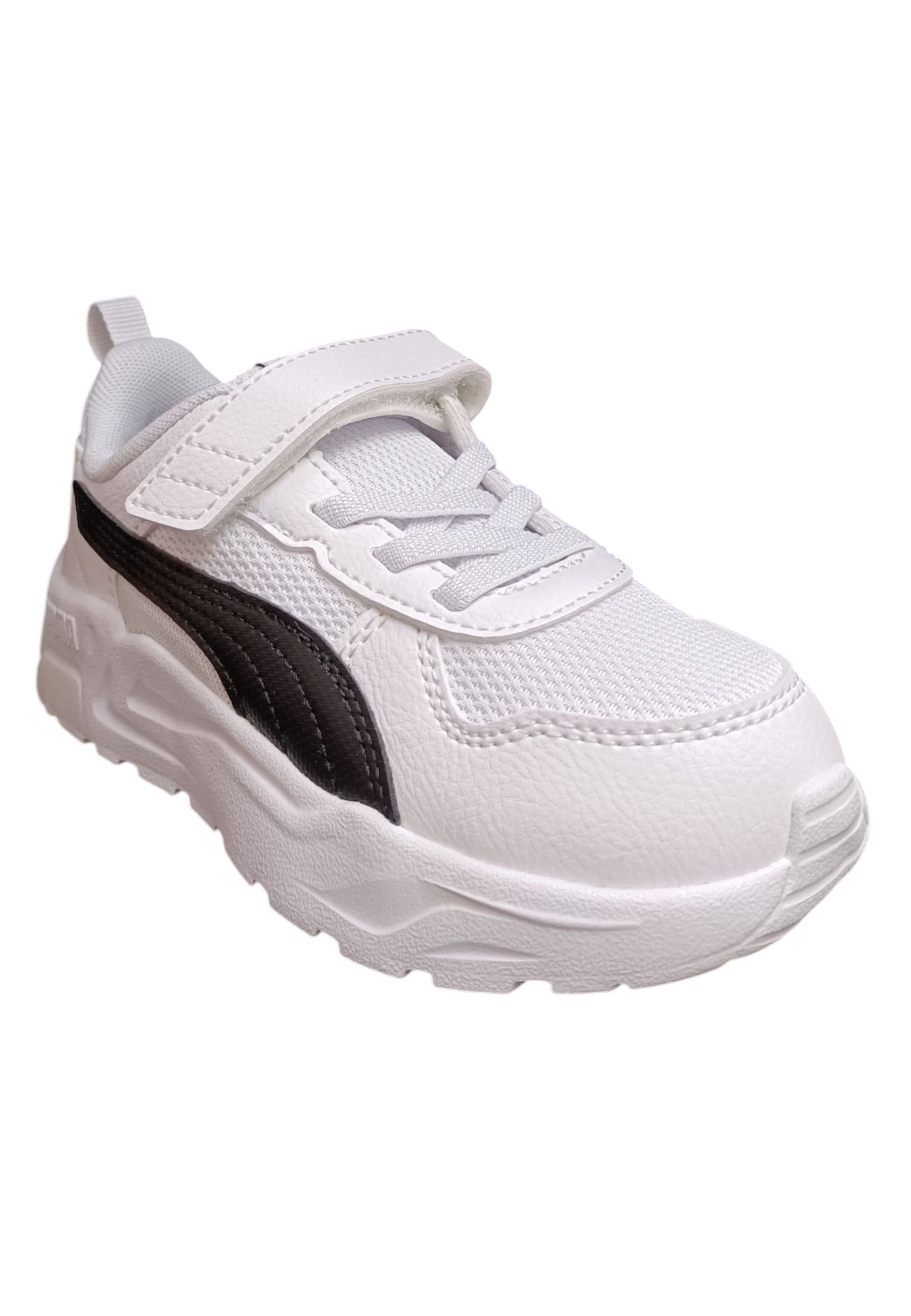 sarpe sneakers Bambini e ragazzi PUMA TRINITY  bianco-nero laccio elastico e velcro in Sneaker casual Scarpetteria Gica - Trani, commercioVirtuoso.it