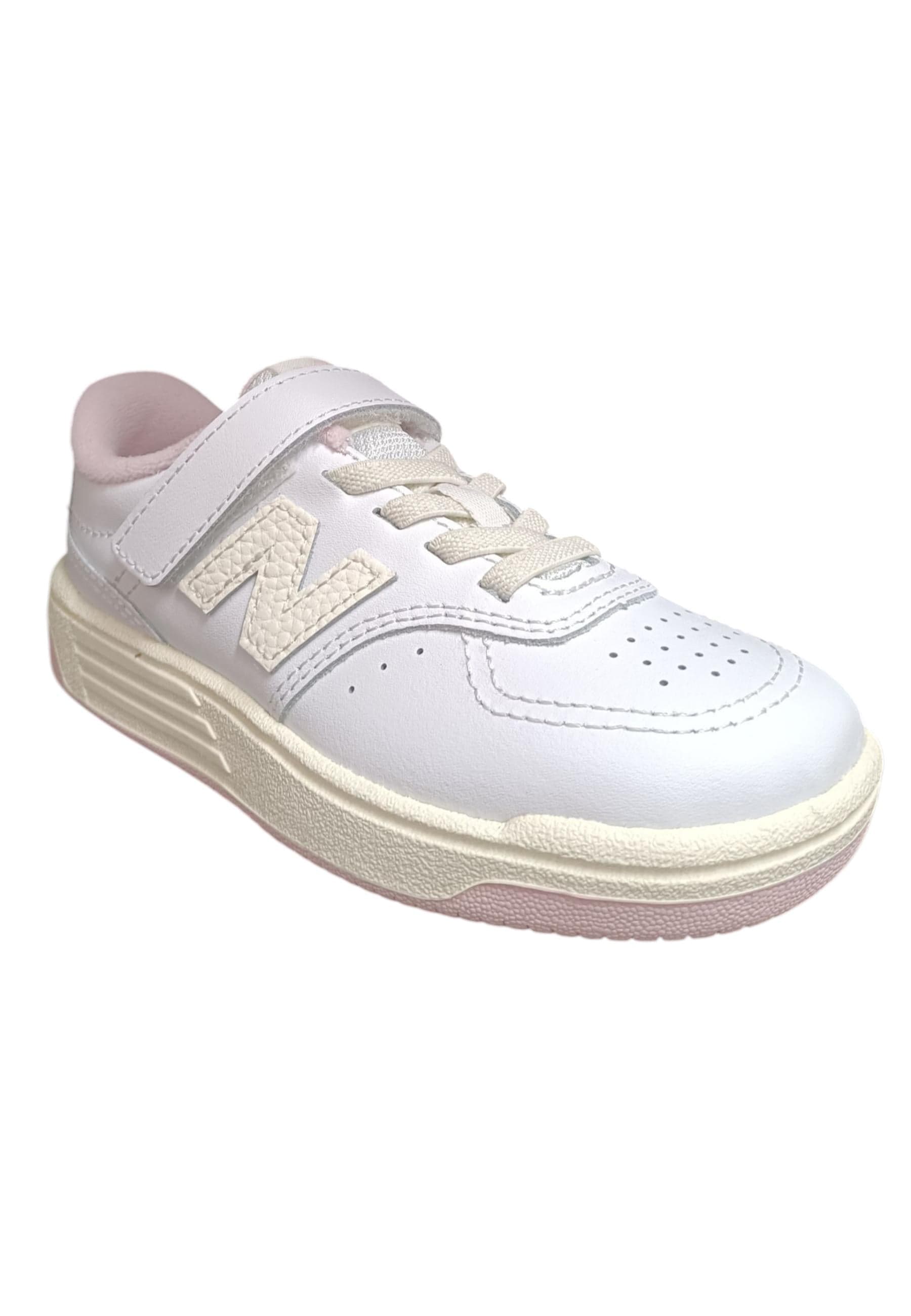 Scarpe sneakers Bambine e ragazze New Balance B80  bianco-rosa laccio elastico e velcro in Ballerine Scarpetteria Gica - Trani, commercioVirtuoso.it