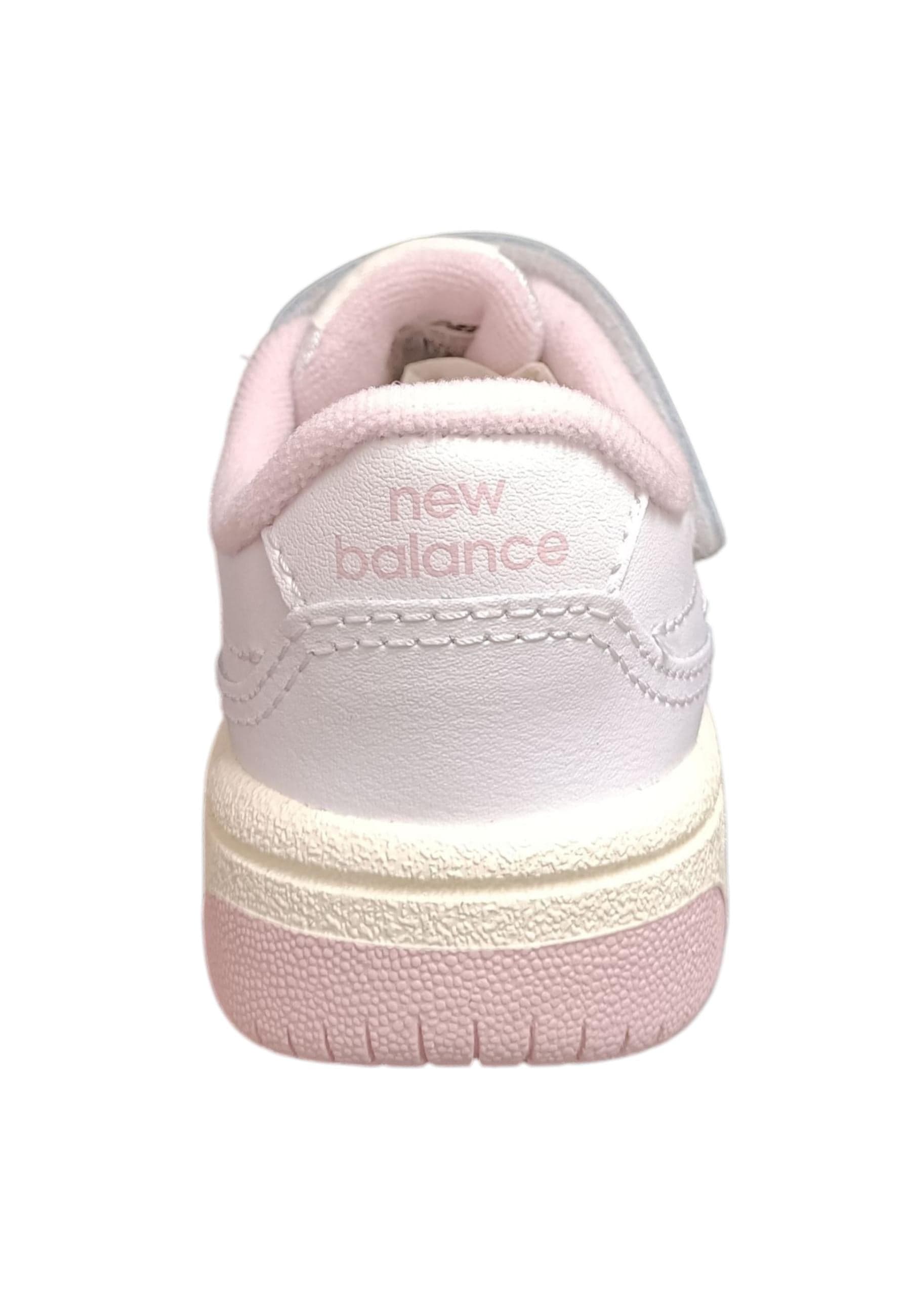 Scarpe sneakers Bambine e ragazze New Balance B80  bianco-rosa laccio elastico e velcro in Ballerine Scarpetteria Gica - Trani, commercioVirtuoso.it