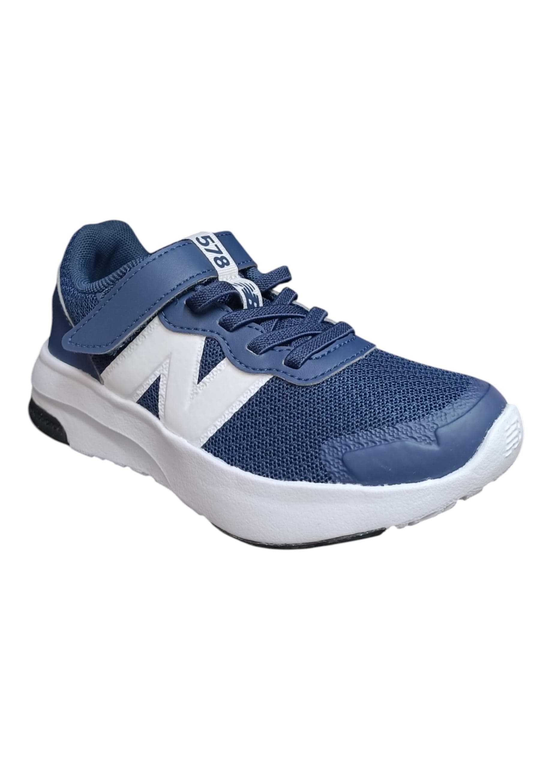 Scarpe snekears Bambini e ragazzi New Balance 578  blue-bianco laccio elastico e velcro in Ballerine Scarpetteria Gica - Trani, commercioVirtuoso.it