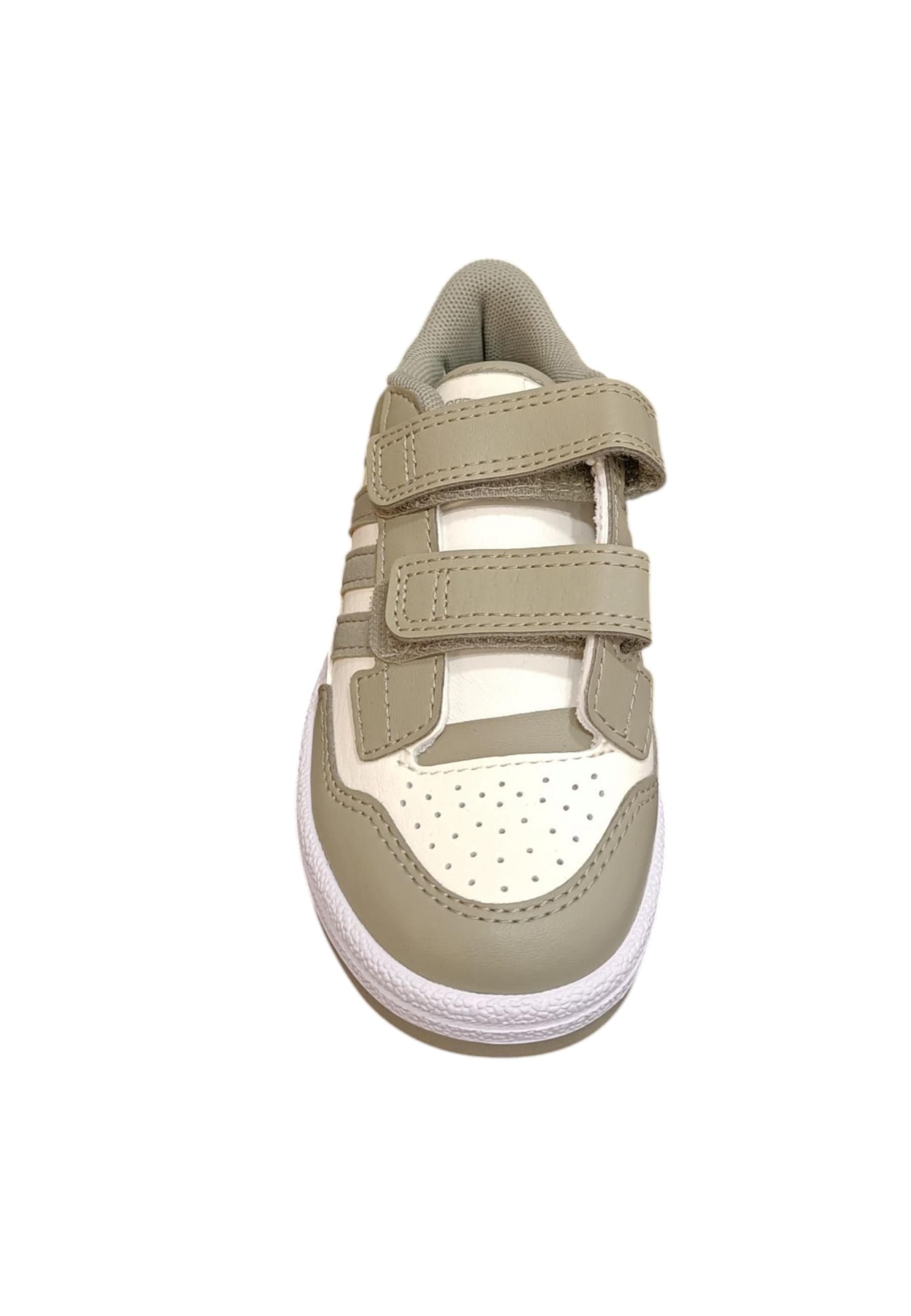 Scarpe sneakers Bambini e ragazzi adidas rapid court  grigio-bianco velcro in Ballerine Scarpetteria Gica - Trani, commercioVirtuoso.it
