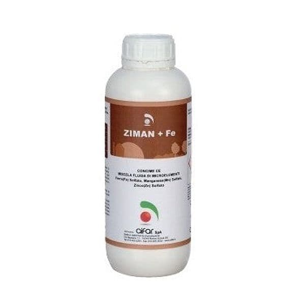 Ziman+Fe Kg 1 Concime Liquido Previene e Tratta le Fisiopatie da Carenza di Ferro, Manganese e Zinco Aifar - 2