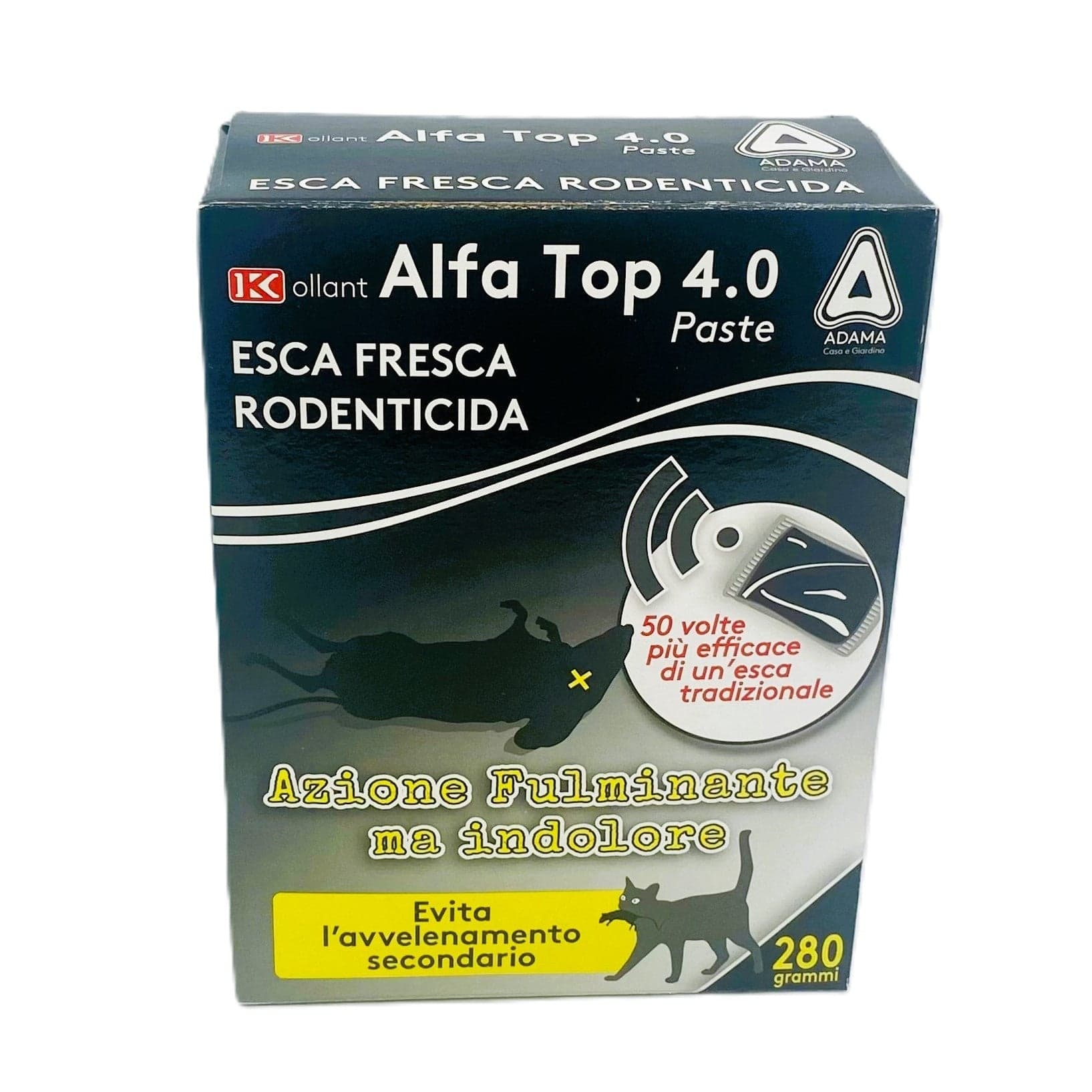 Alfa Top 4.0 Paste gr.280 Esca Rodenticida pronta All'Uso Kollant in Stucchi adesivi e sigillanti Taliachicce.it - Milazzo, commercioVirtuoso.it