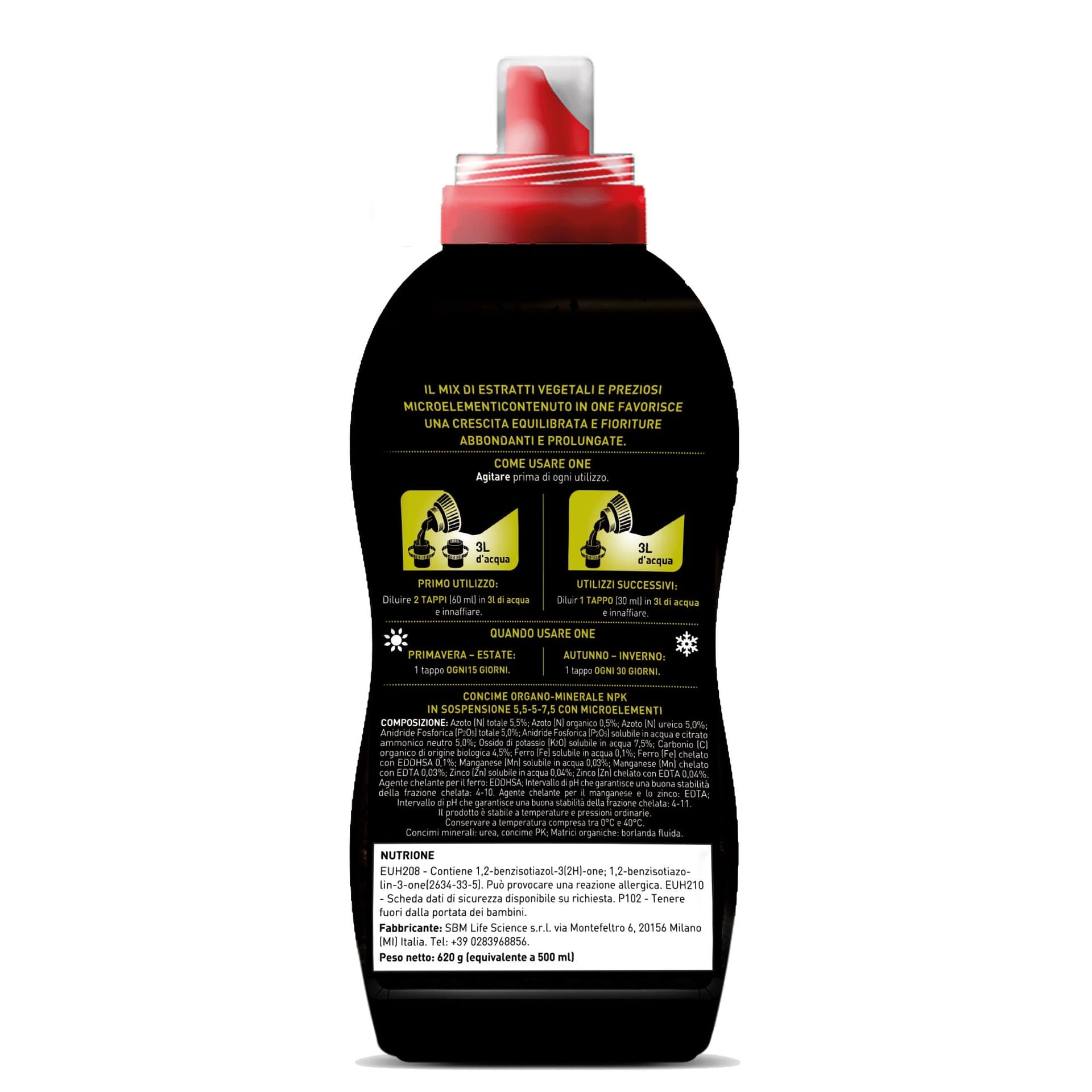 Nutrione ml 500 Concime Organo-Minerale NPK SBM - 2