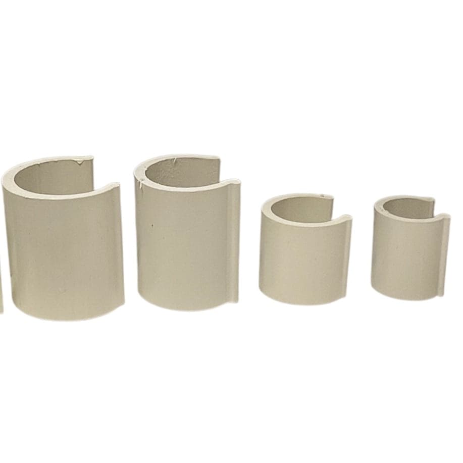Clips In Pvc Fermatelo Per Tubo d.3/8" - mm.16 Fissaggio Plastica Serra Agrintech - 4
