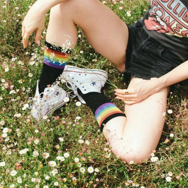 Calze American Socks Rainbow Pride black - 5