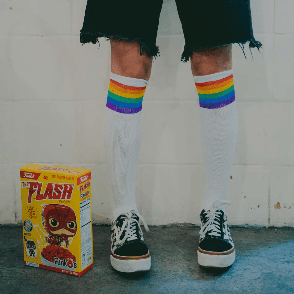 Calze American Socks Rainbow Pride knee high - 4