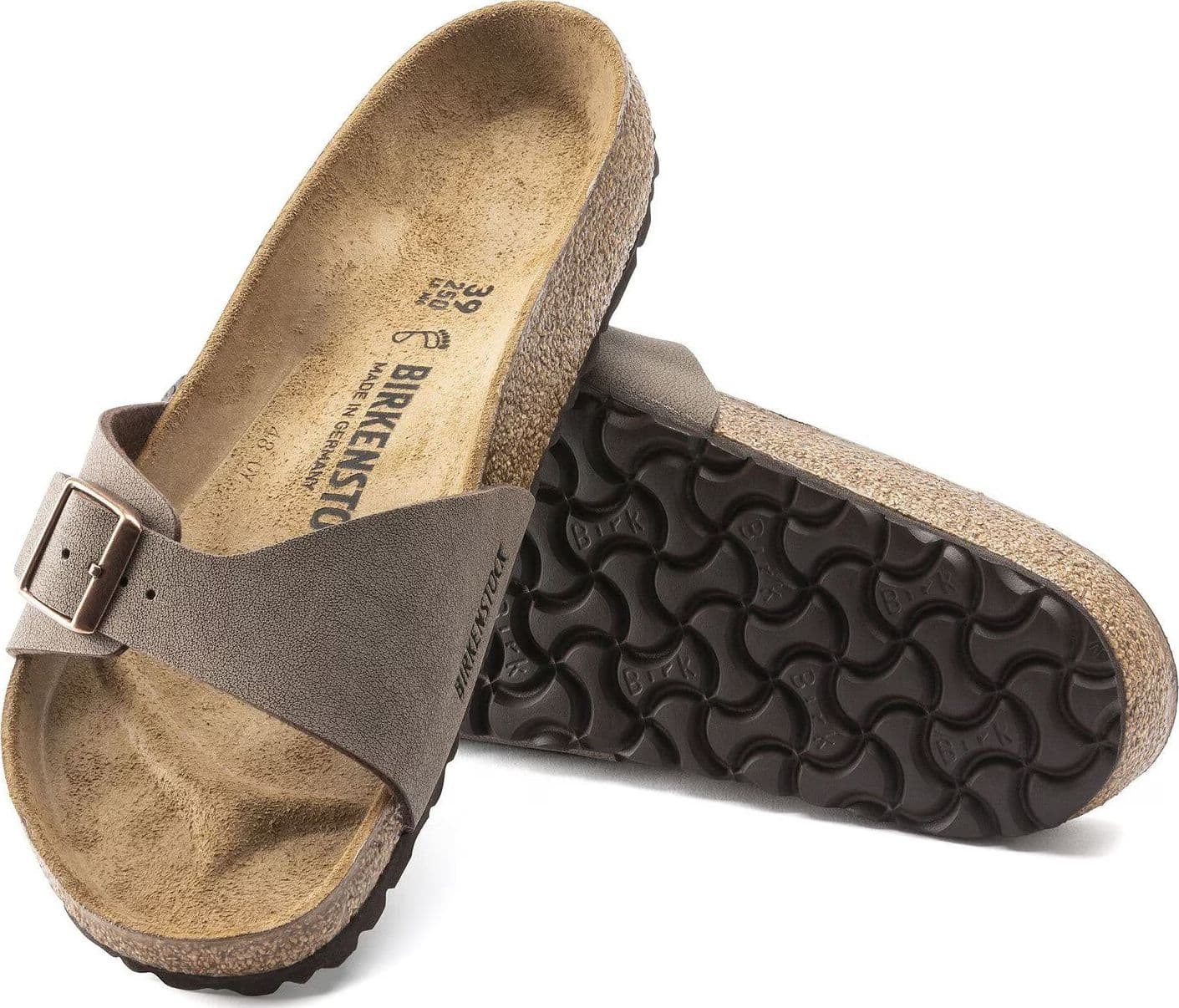 Birkenstock Madrid Birko-Flor Nubuck mocha - 6