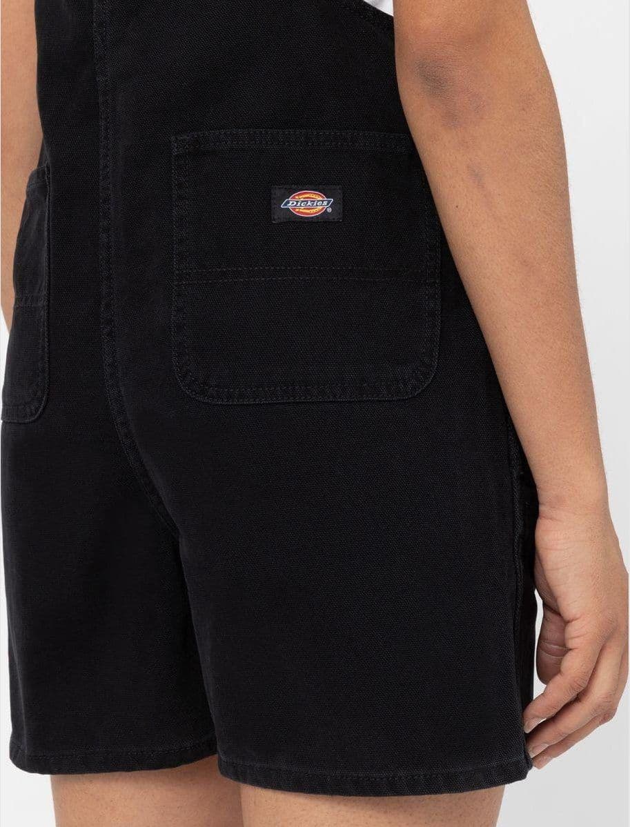 Salopette Dickies Duck Canvas Short Bib black