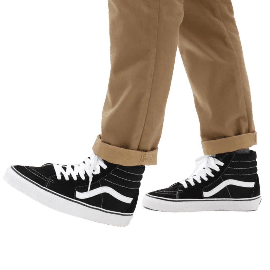 Sneakers Vans SK8 HI black white - 4