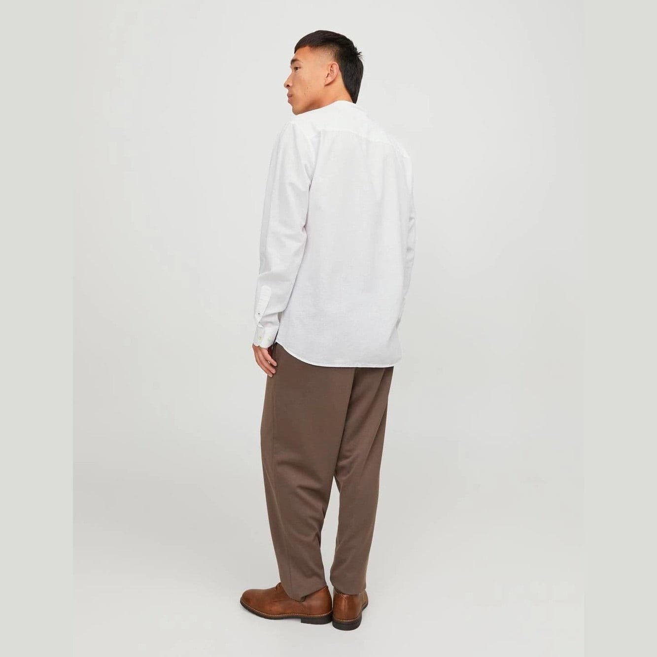 Camicia Jack & Jones Summer Linen Blend white - 3