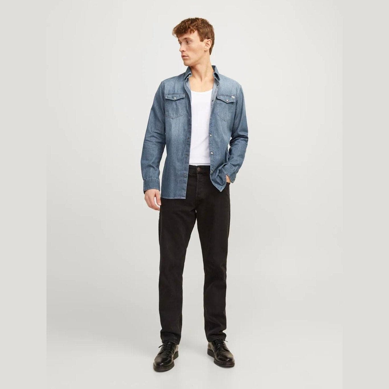 Camicia Jack & Jones Heridan medium blue denim