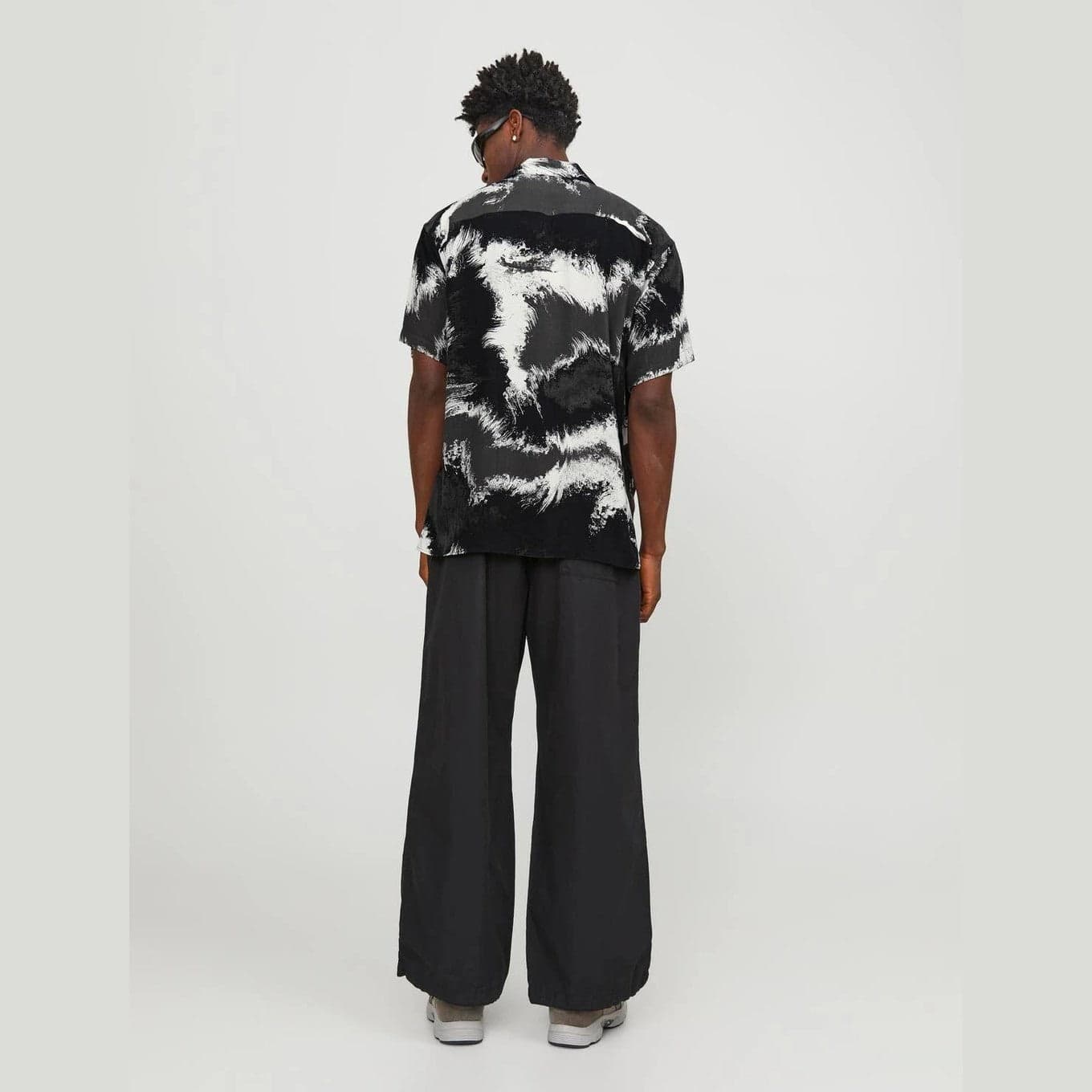Camicia Jack & Jones Hawaiano asphalt