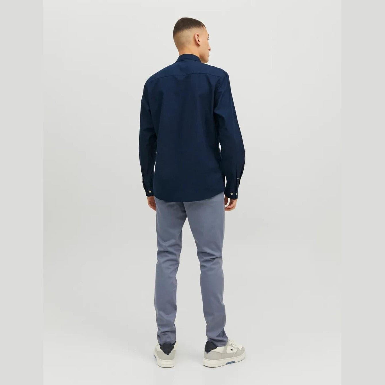 Camicia Jack & Jones Oxford navy blazer - 4